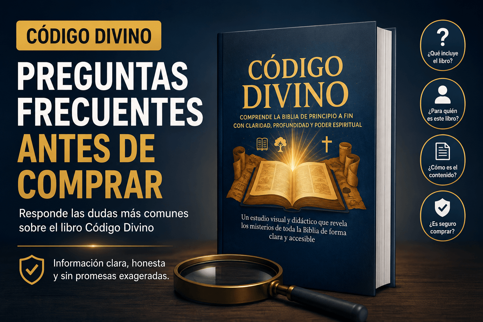 Código Divino Preguntas Frecuentes Antes de Comprar